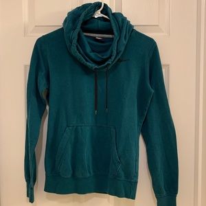 [3 FOR 25] Teal Nike cowl-neck hoodie